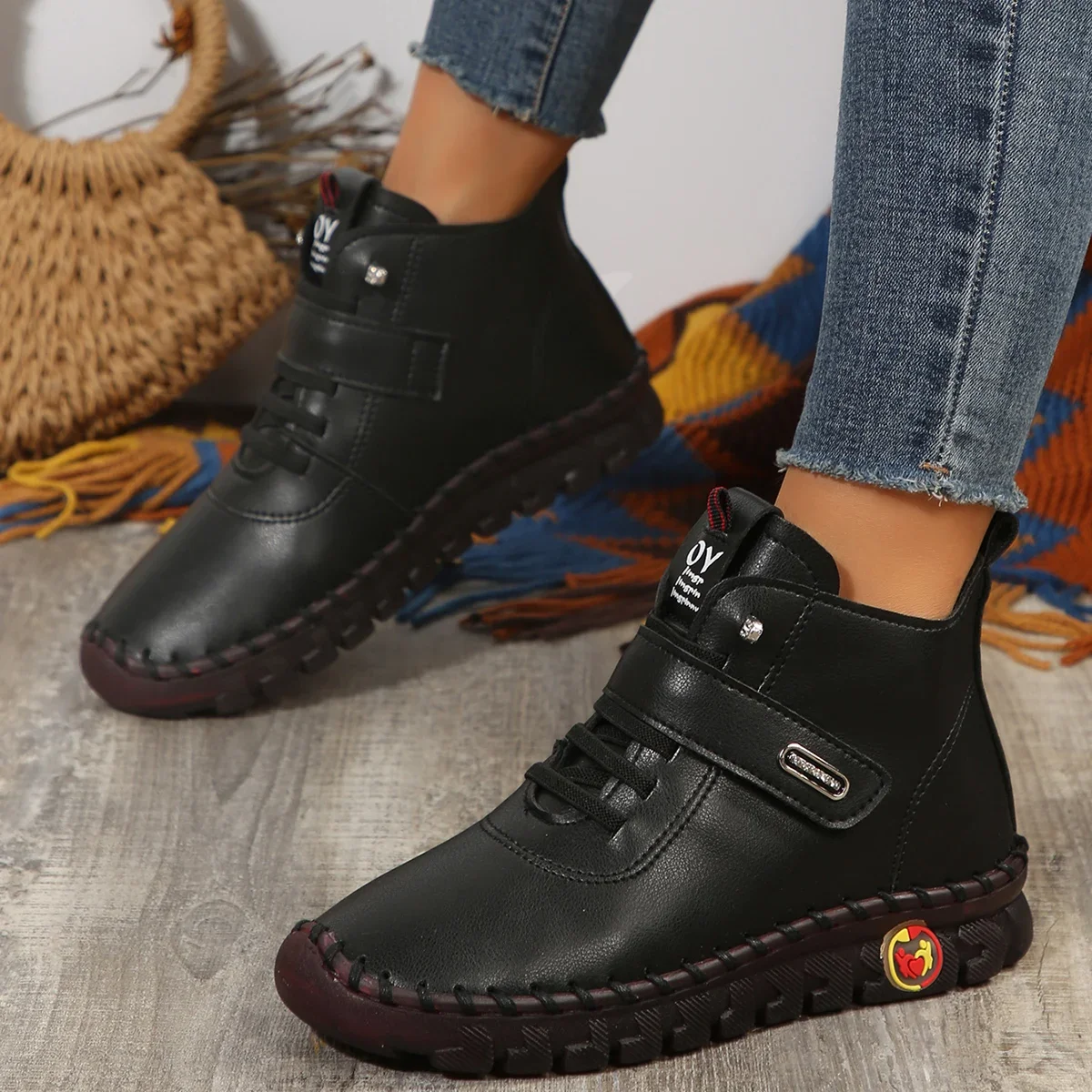 Women'S Shoes Hands Free - أحذية امرأة شتاء 2025 جديد فراء