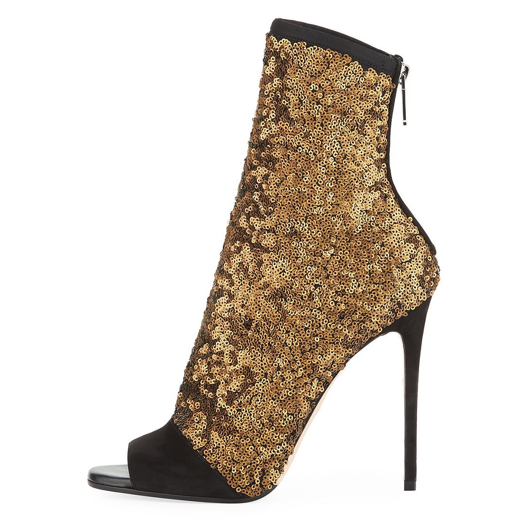 Women Shoes Zipper - أحذية نسائية صيفية بتصميم مرقع ولامع،