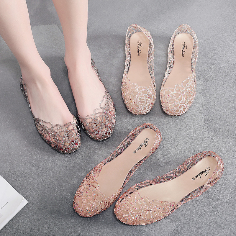 Jelly Sandal Women - صنادل جيلي نسائية صيفية جديدة بنعل