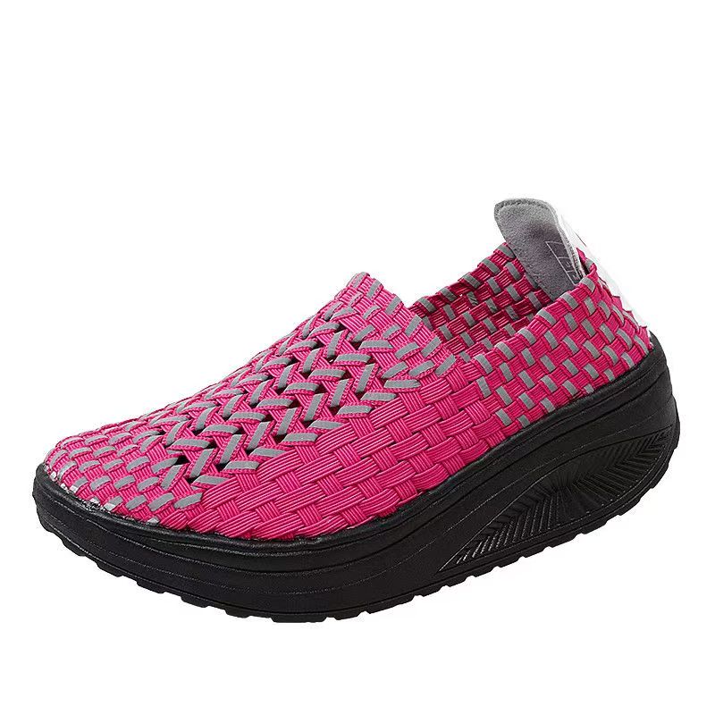 Women'S Shoes Hands Free - امرأة اليد المنسوجة أسافين حذاء كاجوال
