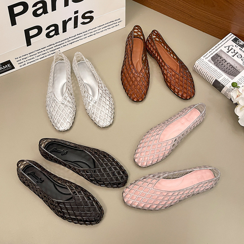 صنادل نسائية صيفية مسطحة من ال - مراجعة Jelly Sandal Women وسعره