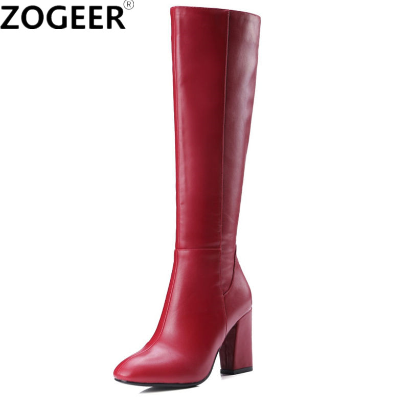 موضة الشتاء الأحمر المرأة حذاء - مراجعة Zip Up Boots Short وسعره