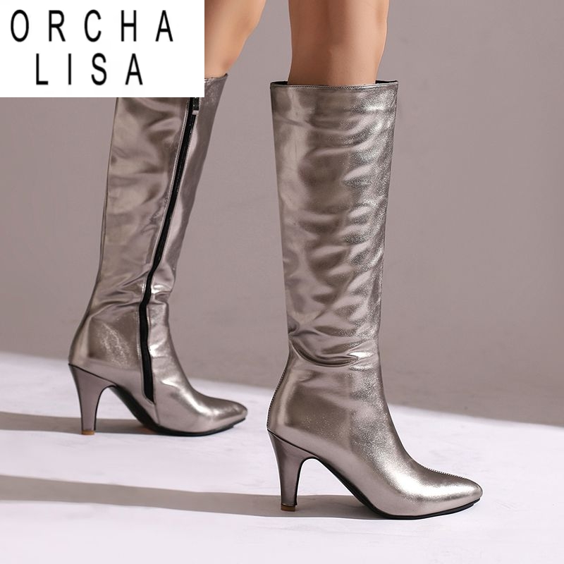 أورشا ليزا 2024 موضة حذاء برقب - مراجعة Zip Up Boots Short وسعره