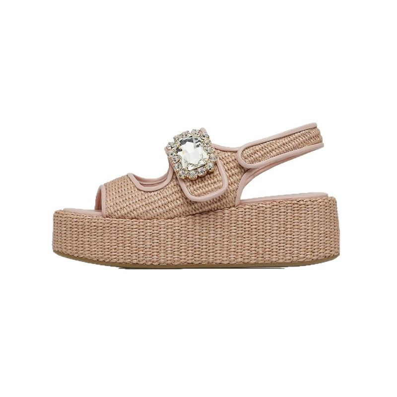 صنادل سميكة منسوجة من القنب لل - مراجعة Women'S Shoes Hands Free وسعره