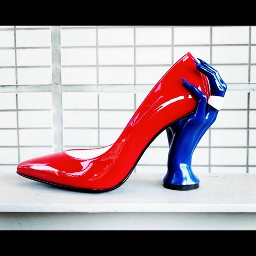 أحذية بكعب مدبب ومزينة بزخارف  - مراجعة Women'S Shoes Hands Free وسعره