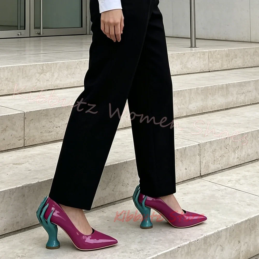 أحذية نسائية بكعب على شكل يد،  - مراجعة Women'S Shoes Hands Free وسعره
