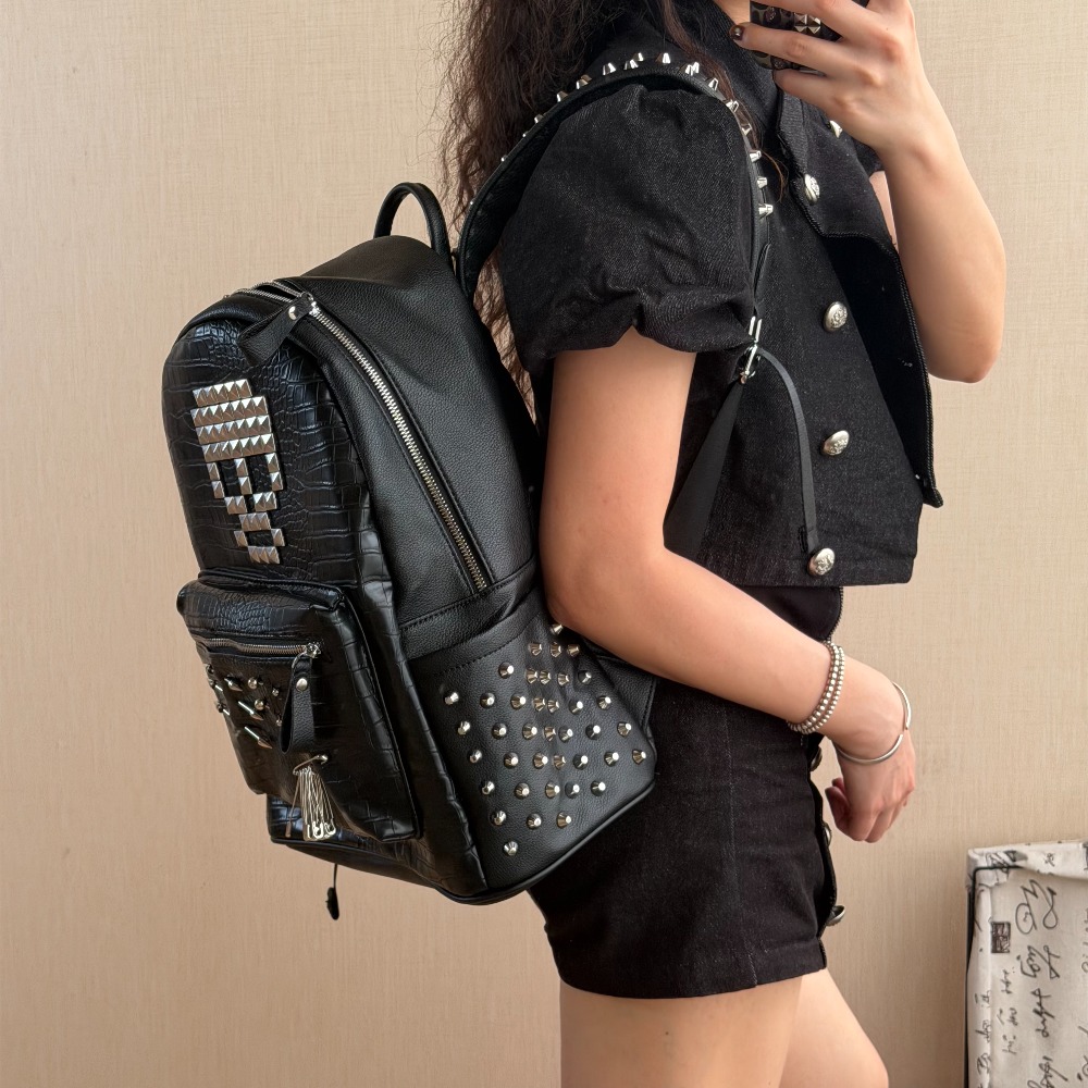 حقيبة ظهر أصلية بنمط جلد التمس - مراجعة Women Shoes Zipper وسعره