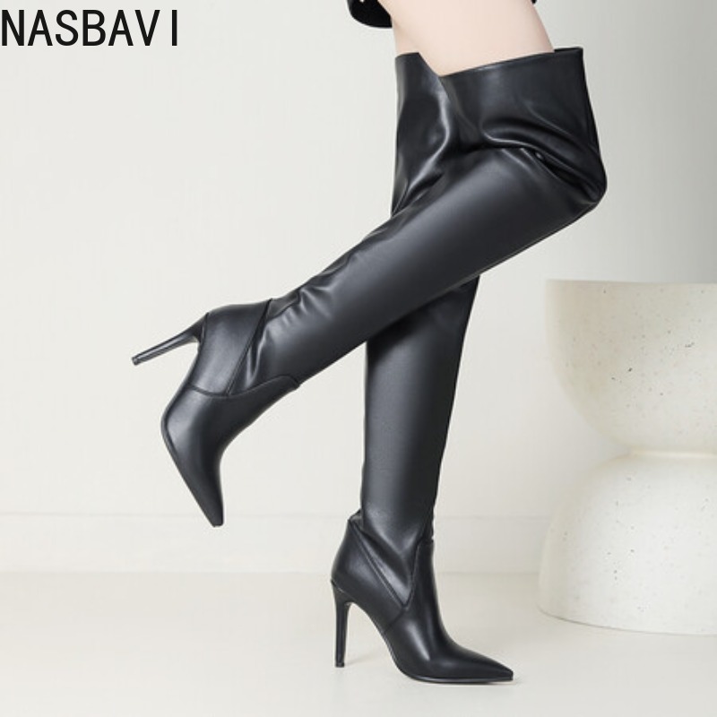 أحذية نسائية فاخرة من NASBAVI  - مراجعة Zip Up Boots Short وسعره