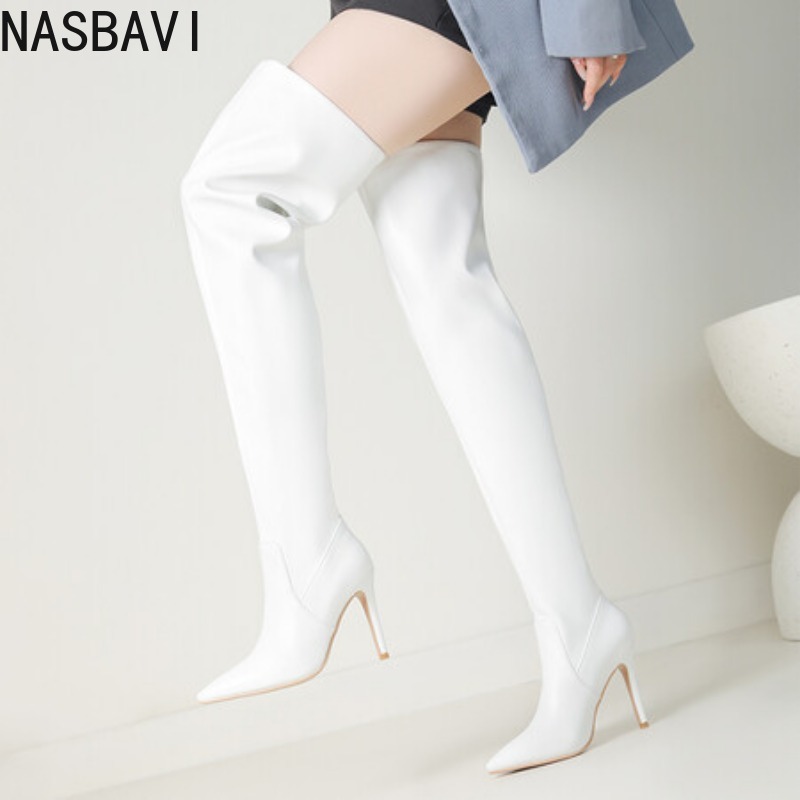 أحذية نسائية فاخرة من NASBAVI  - مراجعة Zip Up Boots Short وسعره