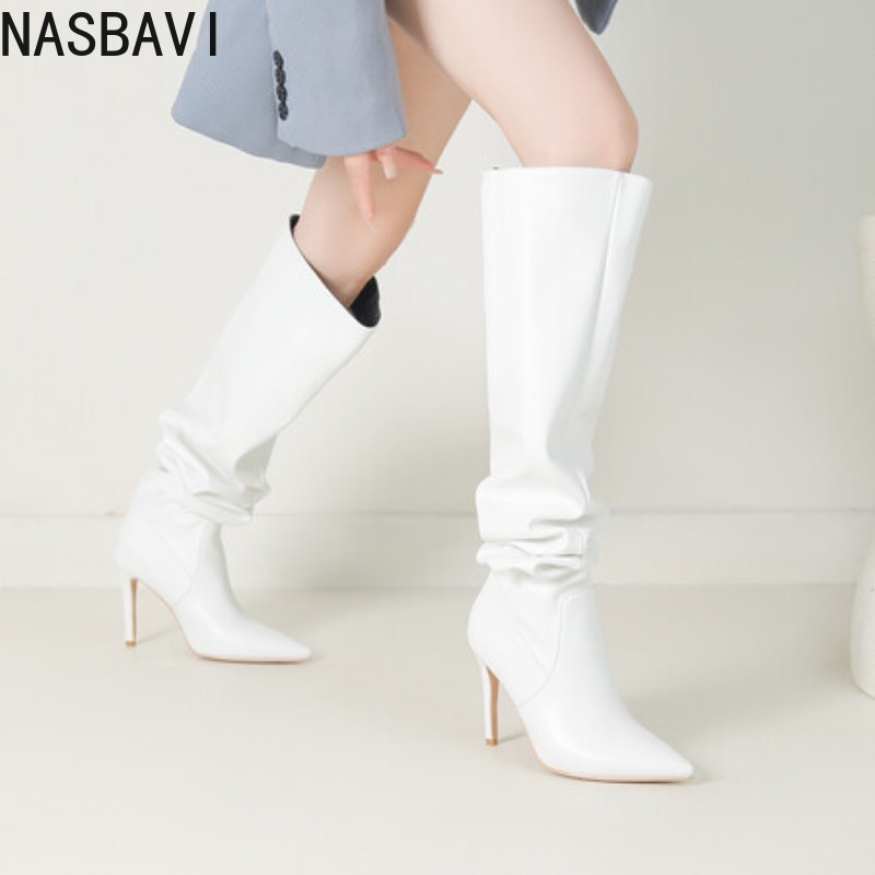 أحذية نسائية فاخرة من NASBAVI  - مراجعة Zip Up Boots Short وسعره