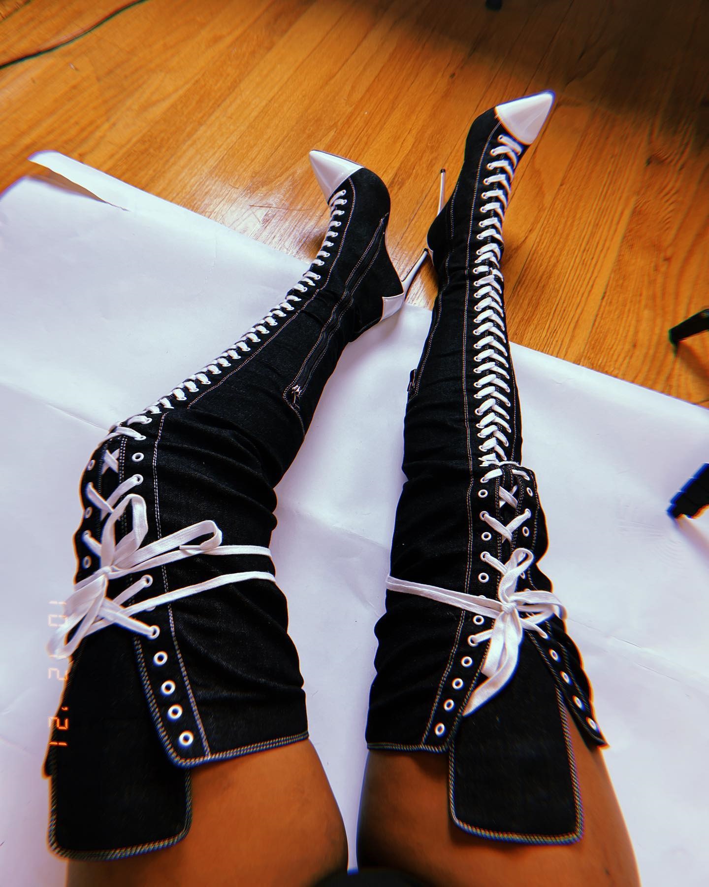 2025 جديد إمرأة أشار تو عالية  - مراجعة Women Shoes Jeans وسعره