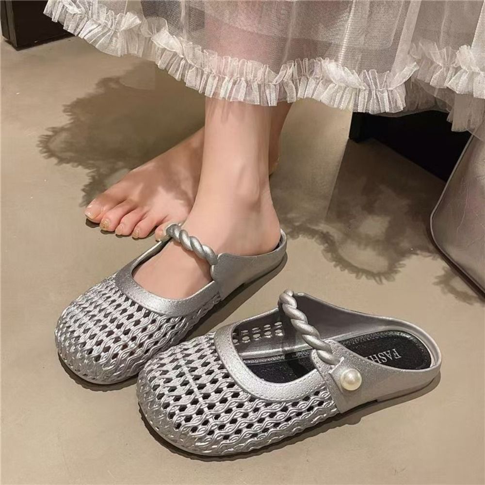 شباشب نصفية مفتوحة من الأمام ق - مراجعة Women'S Shoes Hands Free وسعره