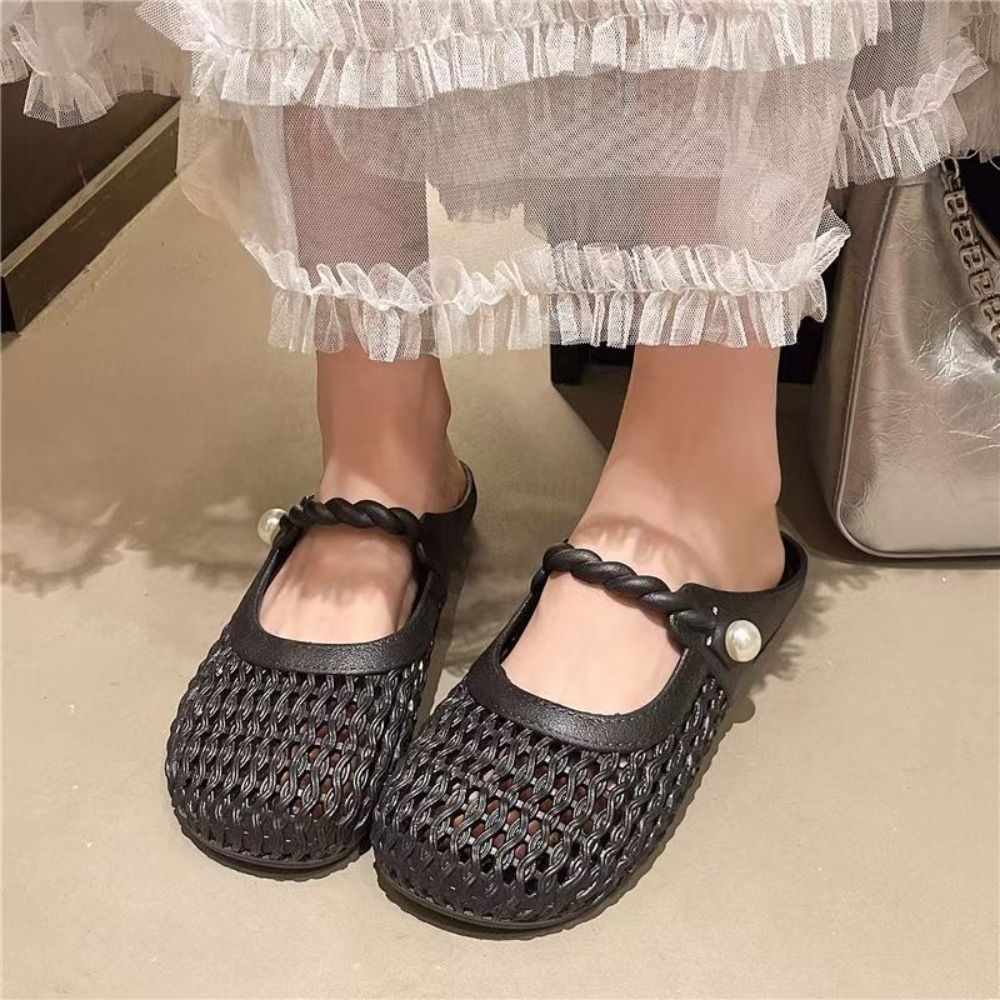 شباشب نصفية مفتوحة من الأمام ق - مراجعة Women'S Shoes Hands Free وسعره