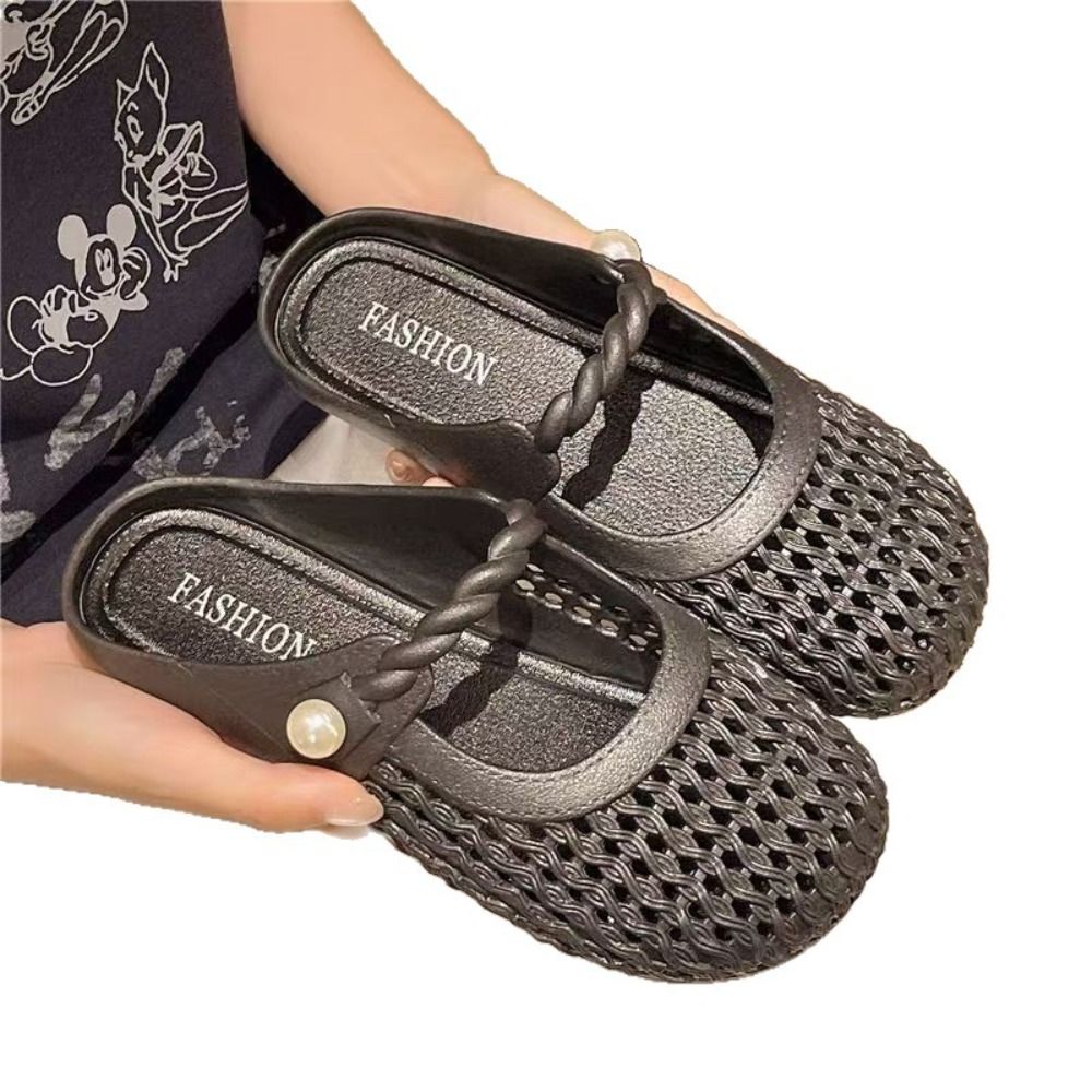 شباشب نصفية مفتوحة من الأمام ق - مراجعة Women'S Shoes Hands Free وسعره