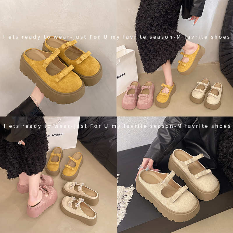 أحذية فليب فلوب مخملية بقصة عا - مراجعة Women'S Shoes Hands Free وسعره