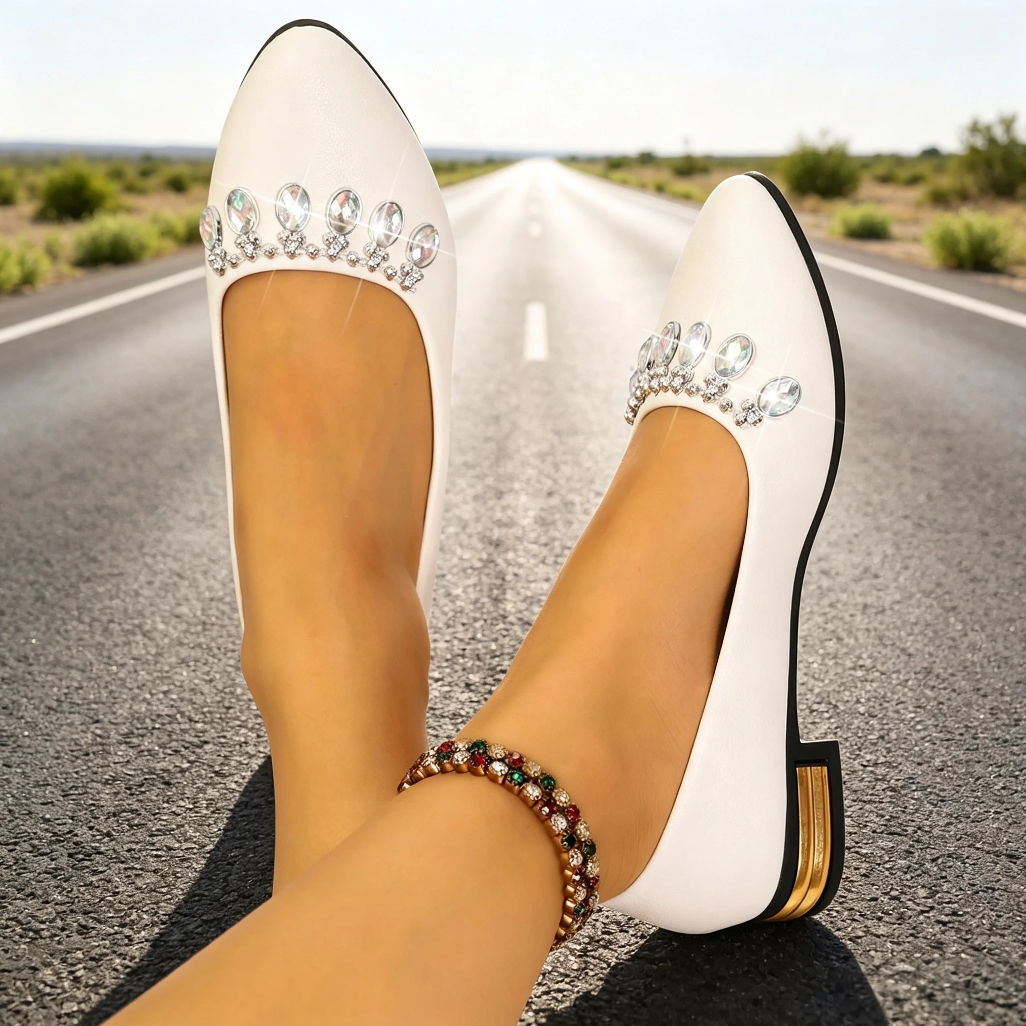 أحذية نسائية مسطحة ذات مقدمة م - مراجعة Women'S Shoes Com وسعره