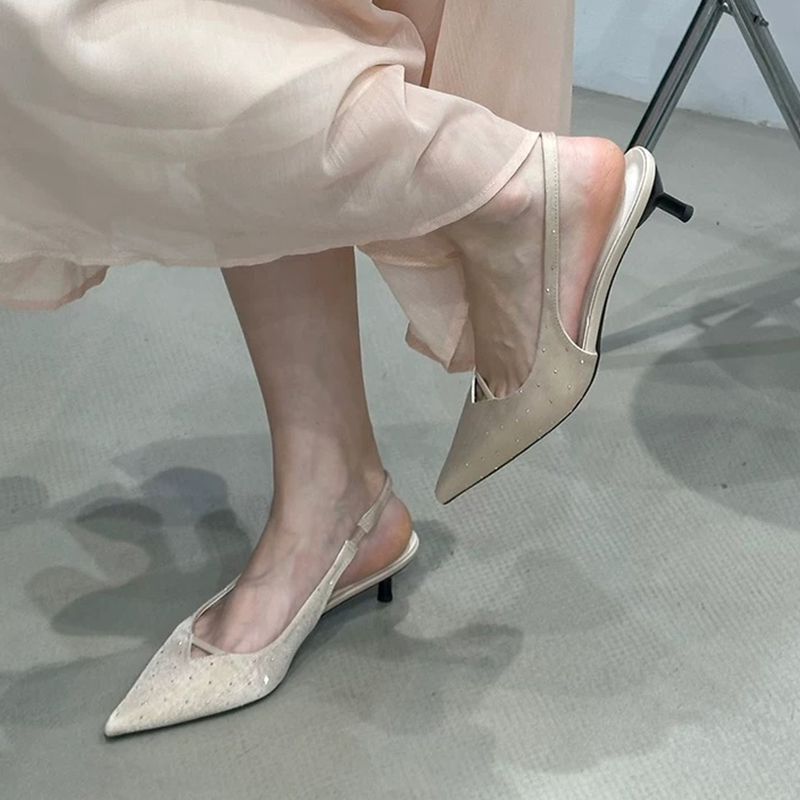 صنادل نسائية بكعب عالٍ ومقدمة  - مراجعة Women Shoes For Walking وسعره