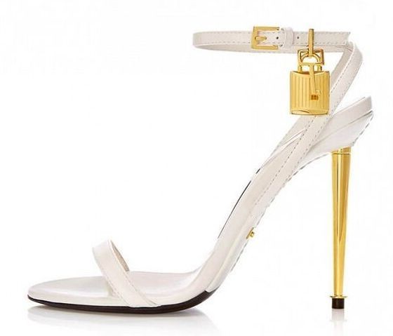 شارب أشار الذهب قفل Strappy عا - مراجعة Women Shoes Jeans وسعره