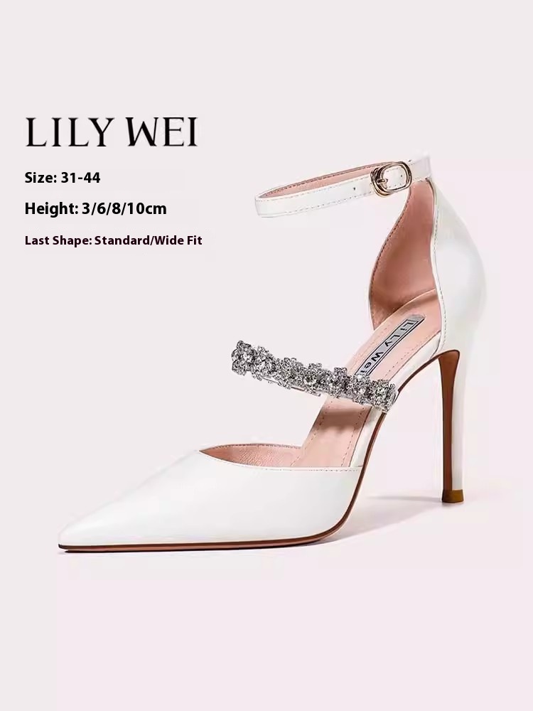 أحذية زفاف بكعب منخفض رفيعة بك - مراجعة Wide Fit Heels وسعره