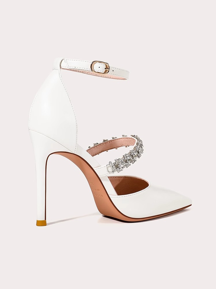 أحذية زفاف بكعب منخفض رفيعة بك - مراجعة Wide Fit Heels وسعره
