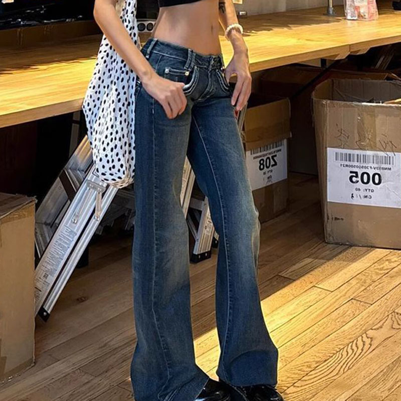 جينز Y2K أمريكي عتيق للنساء مث - مراجعة Women Shoes Jeans وسعره