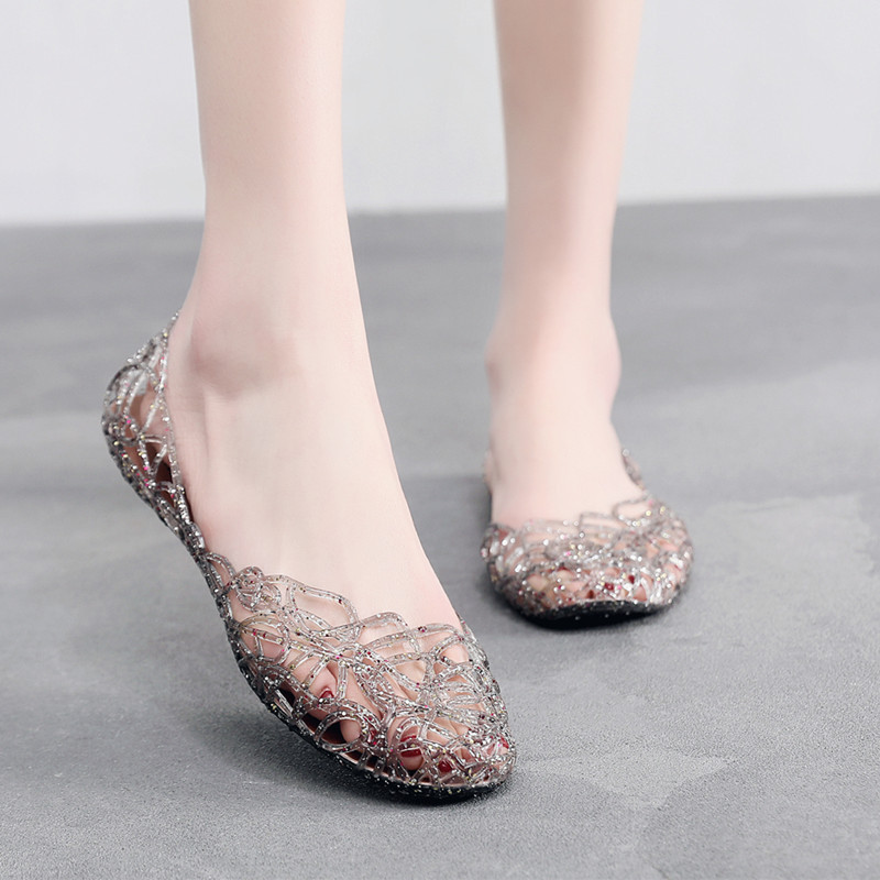 صنادل جيلي نسائية صيفية جديدة  - مراجعة Jelly Sandal Women وسعره