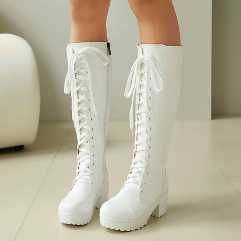 المرأة الركبة عالية الدانتيل ي - مراجعة Zip Up Boots Short وسعره