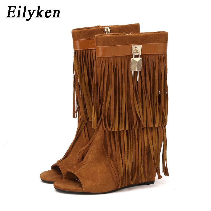 أحذية نسائية بكعب عالٍ مفتوحة  - مراجعة Women Shoes Zipper وسعره