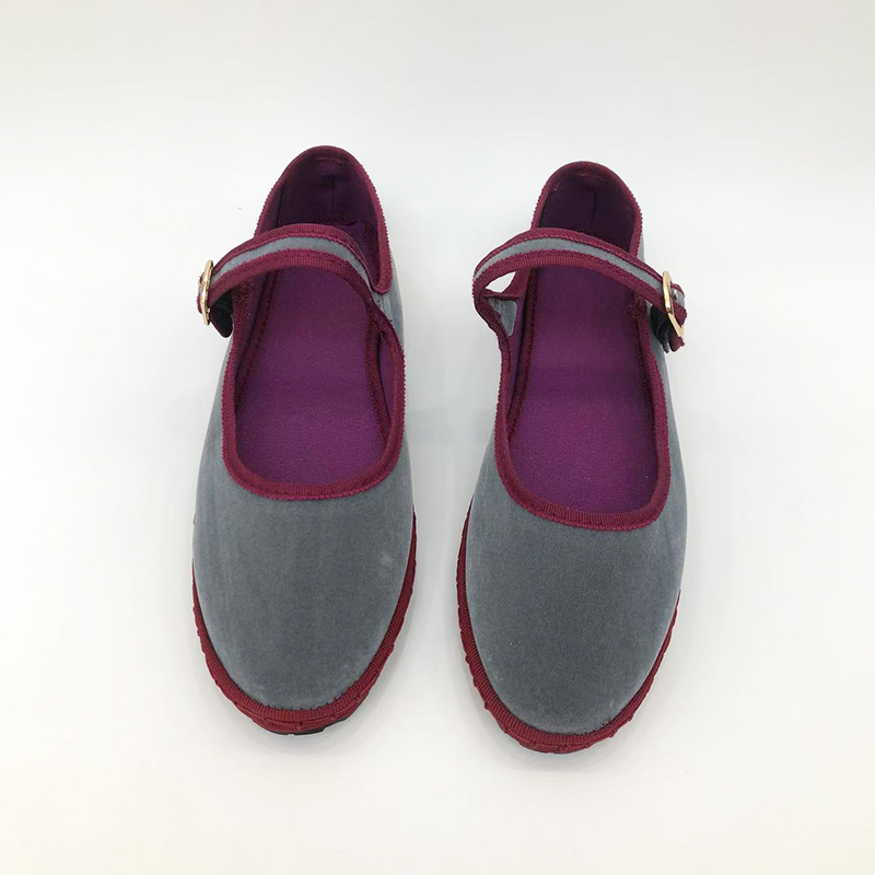 رمادي ماري الجينز الشقق أحذية  - مراجعة Women Shoes Jeans وسعره